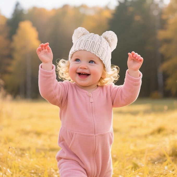 Yuoahcn Baby Girl Beanie Winter Baby Boy Hat - Image 2