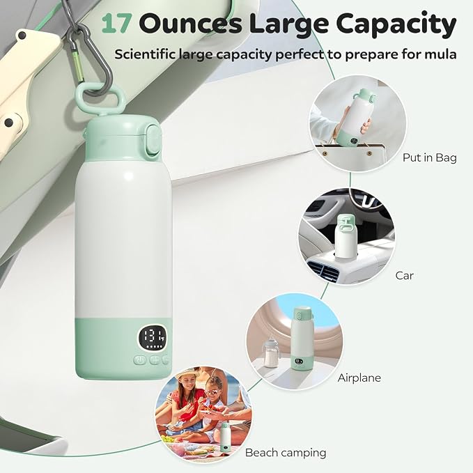 Portable Bottle Warmer 17oz Large Capacity Bottle Warmer - Image 7