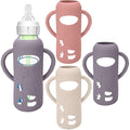 BUSOHA 3 Pack Silicone Sleeves for Dr Brown Glass Baby Bottles by BUSOHA