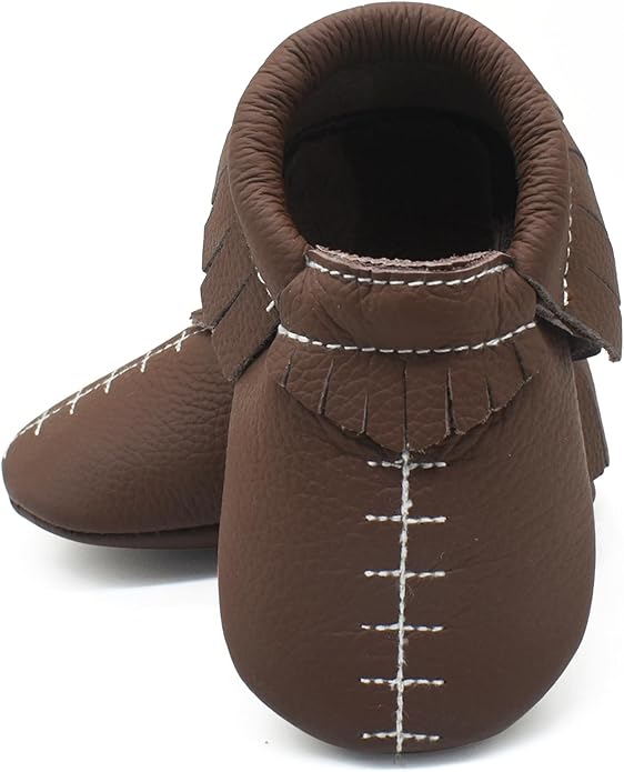 OWLOWLA Baby Moccasins Soft Sole Leather Baby Shoes Infant Toddler Pre-Walker by Owlowla