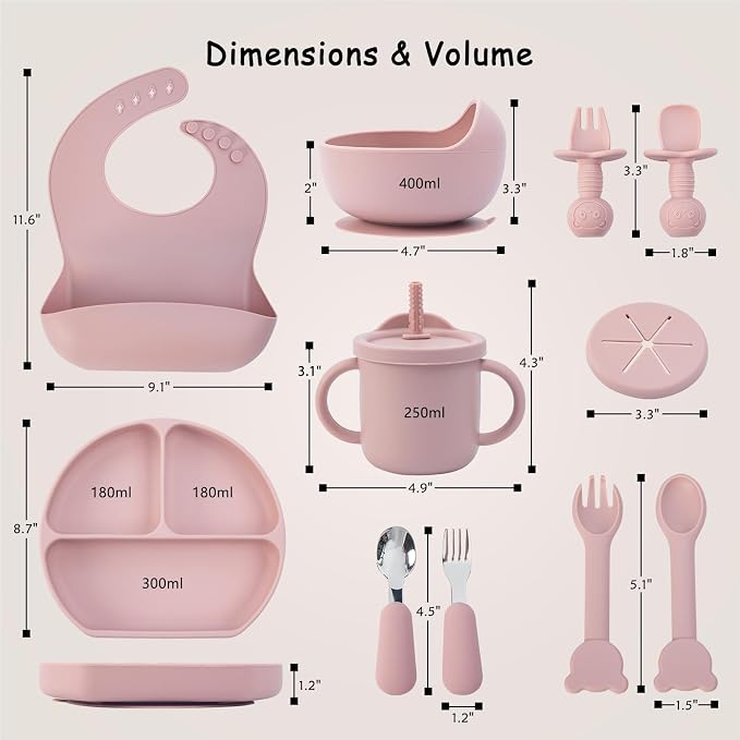 Baby Feeding Set, Toddler Led Weaning Utensils Set - Image 2