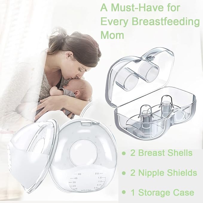Nipple Shield & Breast Shell for Breast Feeding, Milk Savers Collector Nipple - Image 2
