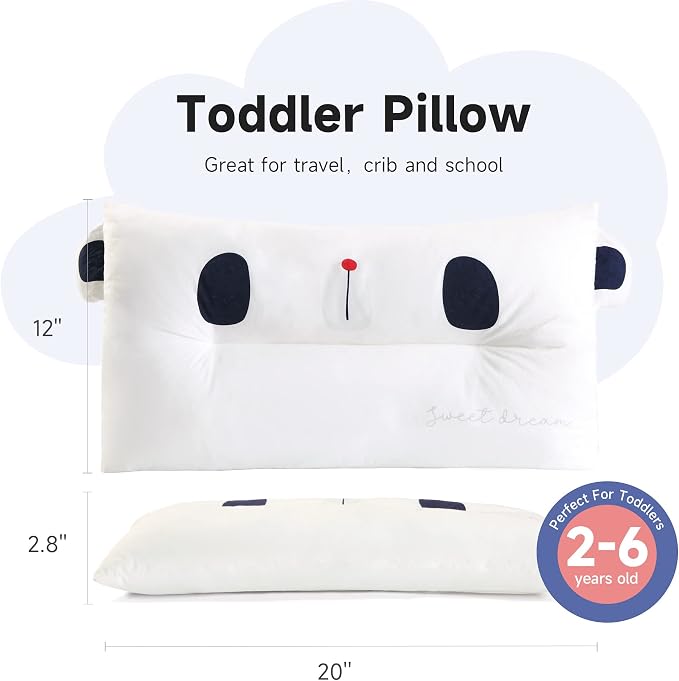 Choc chick Toddler Pillow, 20X12Inches Machine Washable Soft Hypoallergenic - Image 2