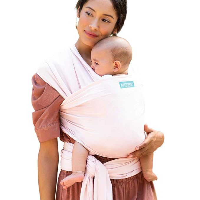 Moby Baby Wrap Carrier Classic for Newborns to Toddlers, Infant Sling Carrier by MOBYBabyCarrier