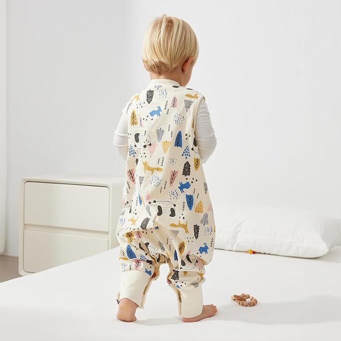 Duomiaomiao 0.5 TOG Toddler Sleep Sack 12-24 Months 100% Cotton Lightweight - Image 3
