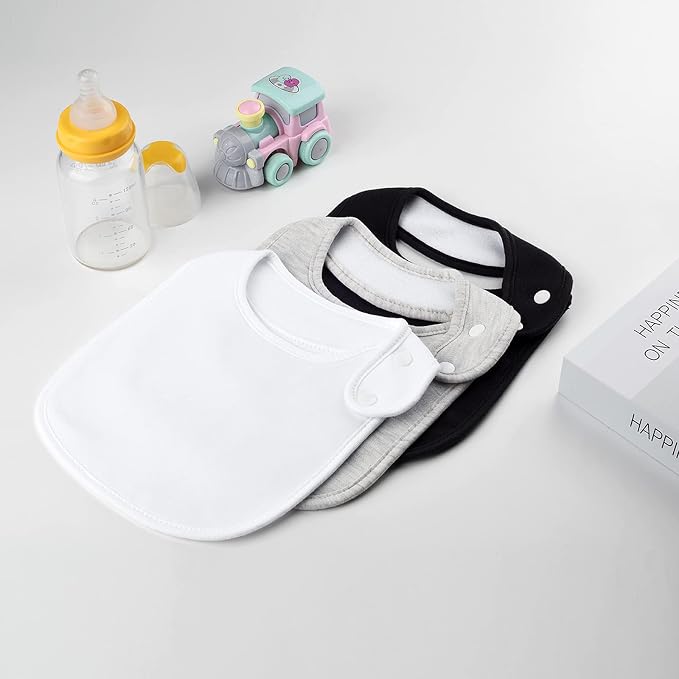 Baby Bibs Soft and Absorbent Organic Cotton Bandana Drool Bibs Set - Image 7