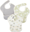 Mess Proof Baby Bib 3 Pack, Waterproof Led Weaning Baby Feeding Bibs by CivaruaKids