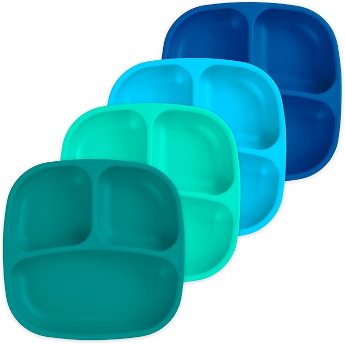 Re-Play Toddler Plates with Dividers by Re-Play