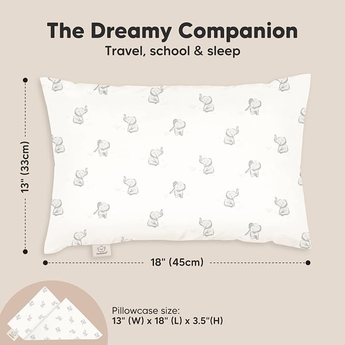 Toddler Pillow with Pillowcase - Image 3