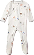 Bamboo Little Soft Baby Footie Pajamas, Baby Clothes, Newborn Sleepers by BambooLittle