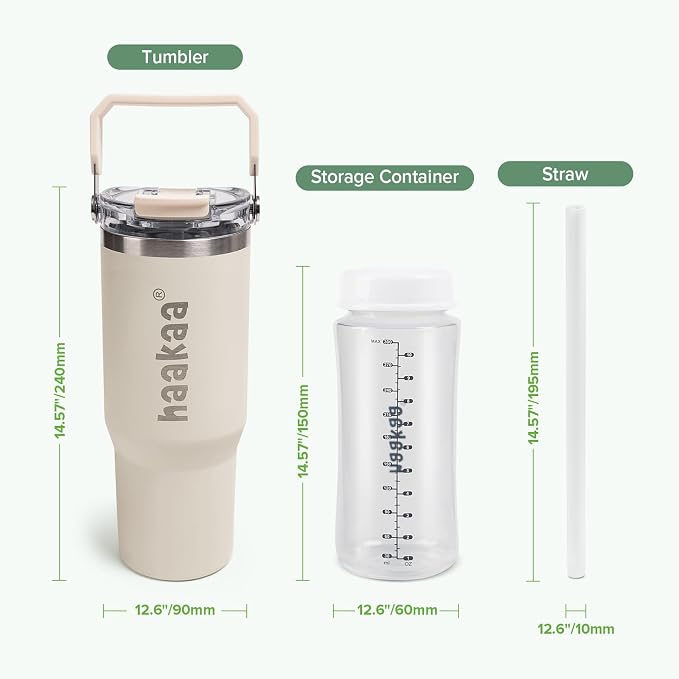 haakaa Portable Breastmilk Cooler 30oz/900ml, Larger Capacity Breast Milk - Image 9