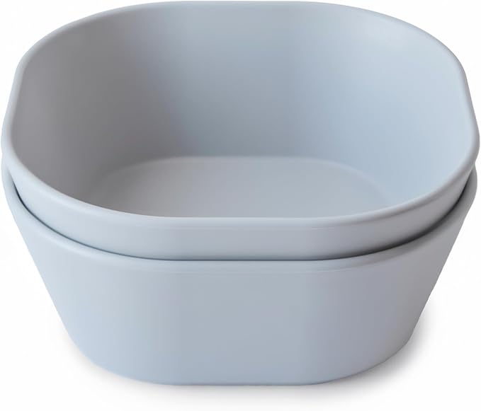 mushie Square Dinnerware Bowls for Kids | Made in Denmark by mushie