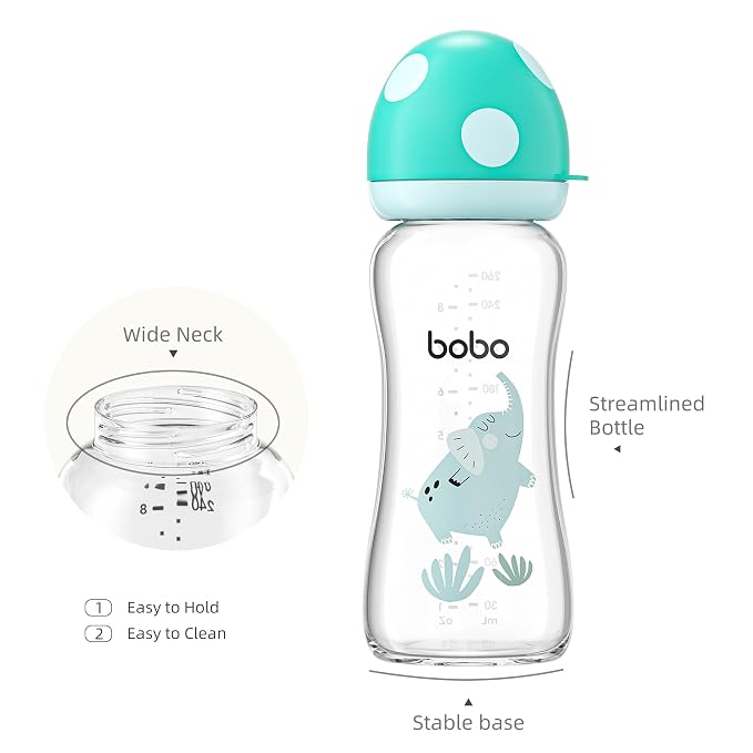 YOHKOH Natural Glass Baby Bottle - Image 4
