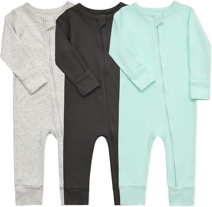 Aablexema Baby Cotton Fooltess Pajamas by Aablexema