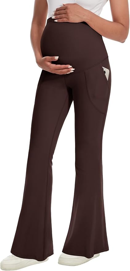 Fotociti Maternity Flare Leggings by Fotociti