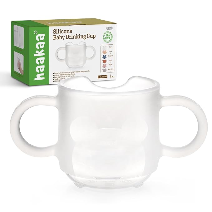 haakaa Silicone Toddler Cups, BPA Free Drop-proof Training Cups by haakaa