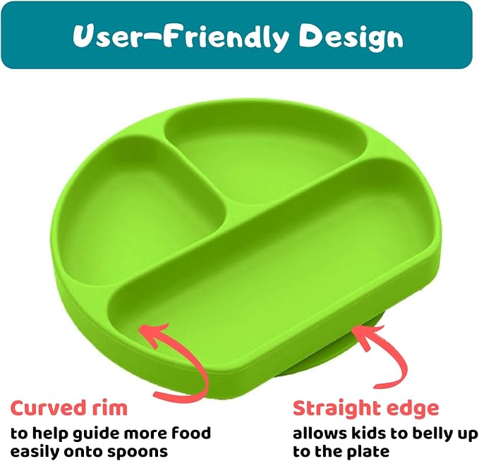 Silikong Suction Plate for Toddlers | BPA Free, 100% Food-Grade Silicone | - Image 7