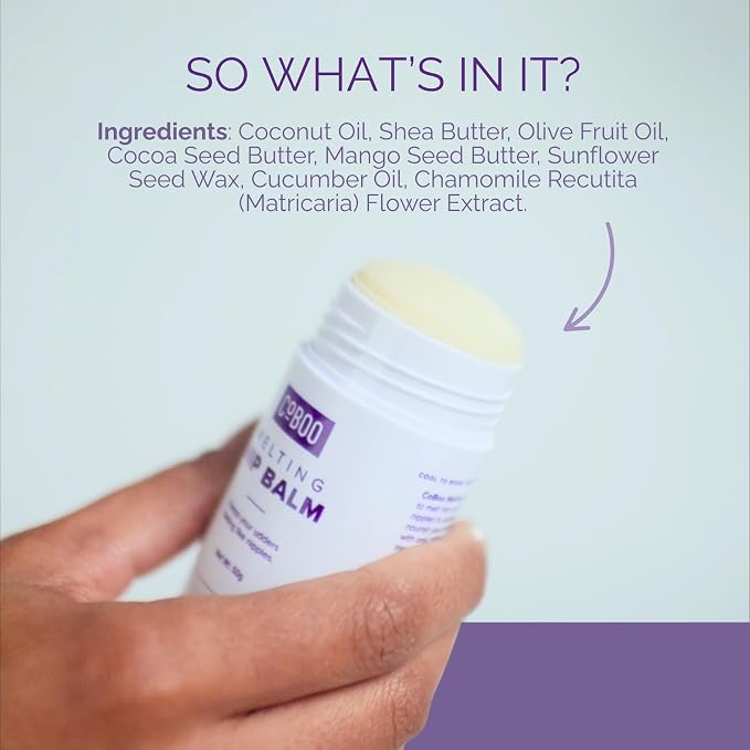 Melting Nip Balm for Sore Nipples, Baby-Friendly Postpartum Essential, - Image 3