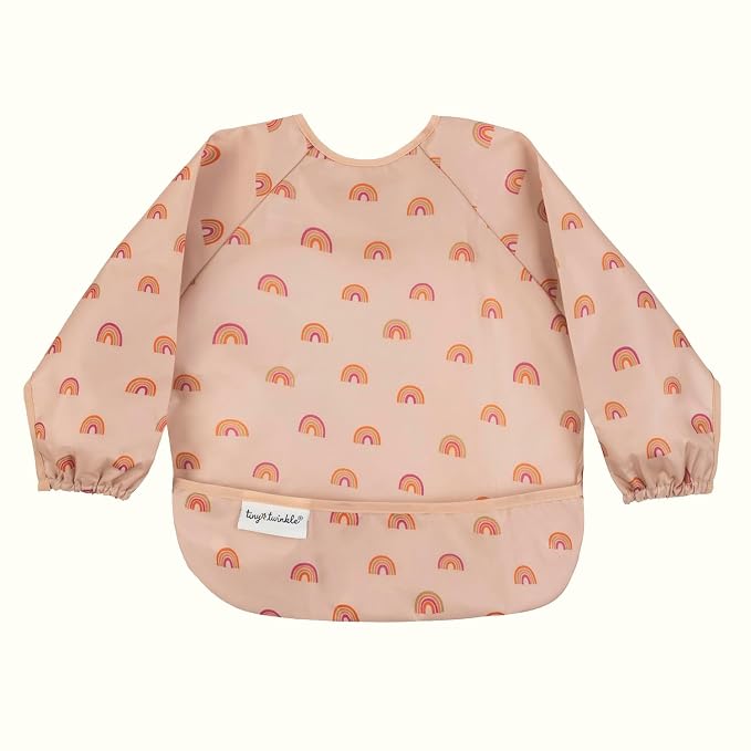 Tiny Twinkle Long Sleeve Bib for Babies & Toddlers – Waterproof Smock Bib for by TinyTwinkle