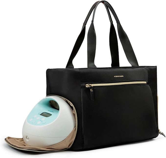 mommore Breast Pump Bag Diaper Tote Bag by mommore