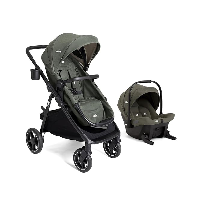Joie Baby, Ginger LX 4-in1 Stroller + Joie Baby Mint Latch Car Seat by Joie