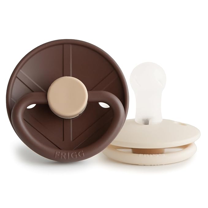 FRIGG Little Viking SilkySoft Silicone Baby Pacifier 2-Pack | Made in Denmark | by mushie