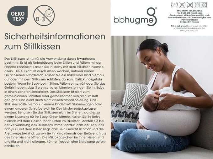 bbhugme Adjustable Nursing Pillow - Image 8