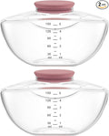2 Pack Breastmilk Pump Storage Bottles Compatible by TOVVILD