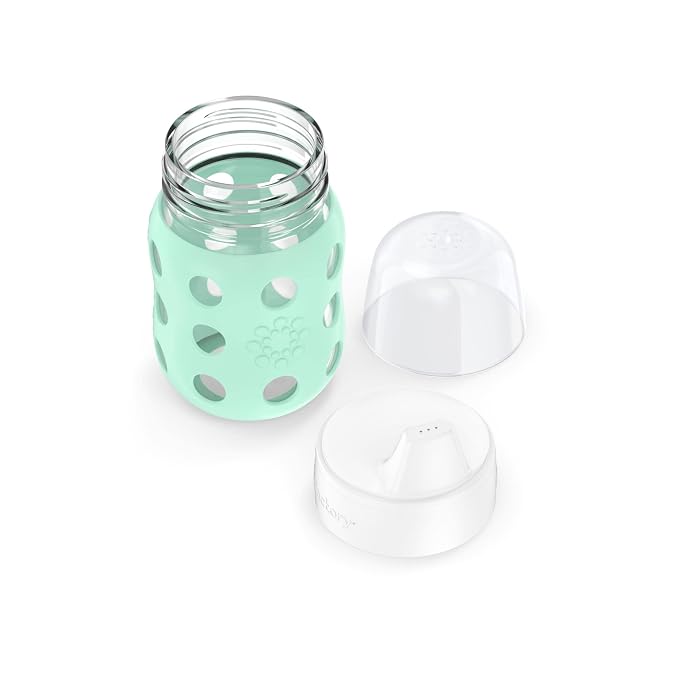 Lifefactory 8-Ounce Wide Neck Glass Baby Bottle - Image 4