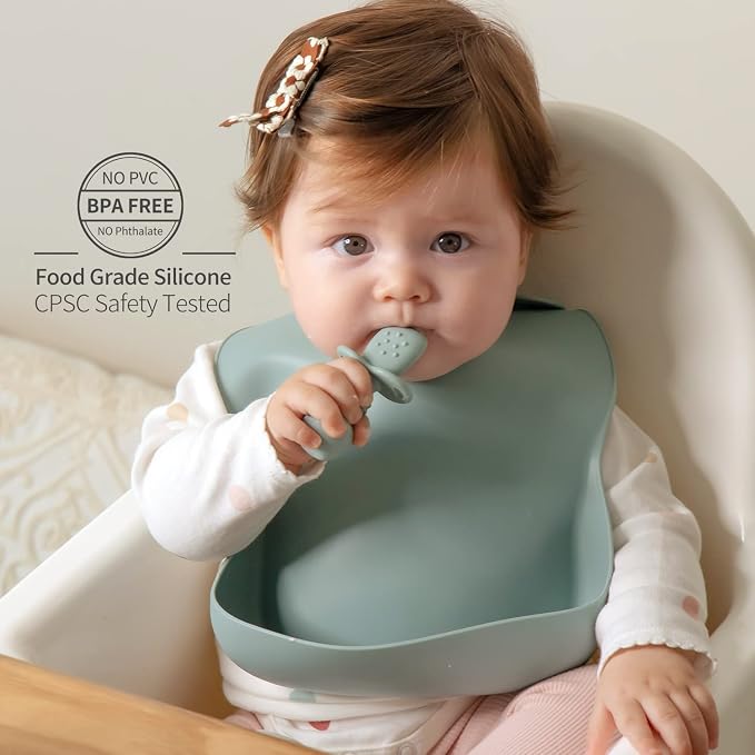 SAMiGO Silicone Baby Spoons Self Feeding 6+ Months - Image 4