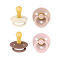 BIBS Pacifiers - Colour 4-Pack | BPA Free Baby Pacifier | Round Nipple Binkies by BIBS