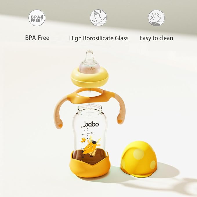 YOHKOH Natural Glass Baby Bottle - Image 3