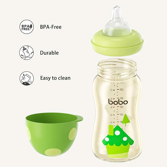 YOHKOH PPSU Baby Bottle Wide Neck, Newborn Anti-Colic Baby Bottle - Image 6