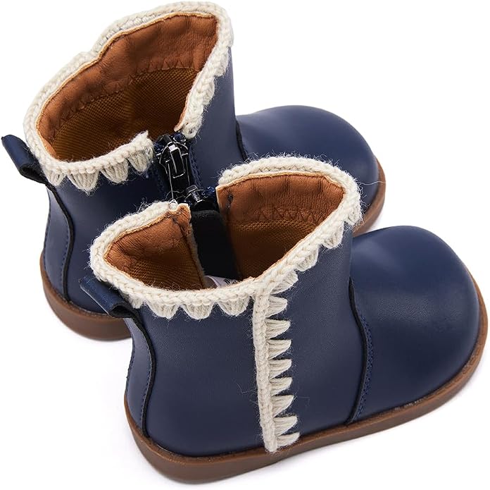 BMCiTYBM Baby Boys Girls Boots Infant Shoes First Walking Booties - Image 4