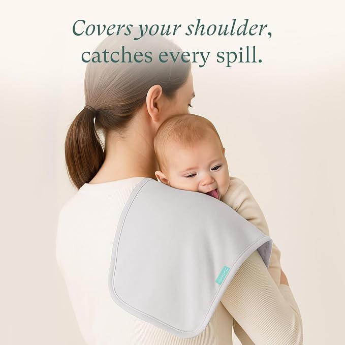 PurComfy Supersoft Burp Cloths, Premium Bamboo Viscose Baby Burp Cloths - Image 3