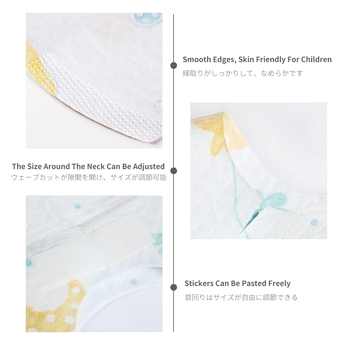 Baby and Infant Disposable Travel Bibs - Image 3