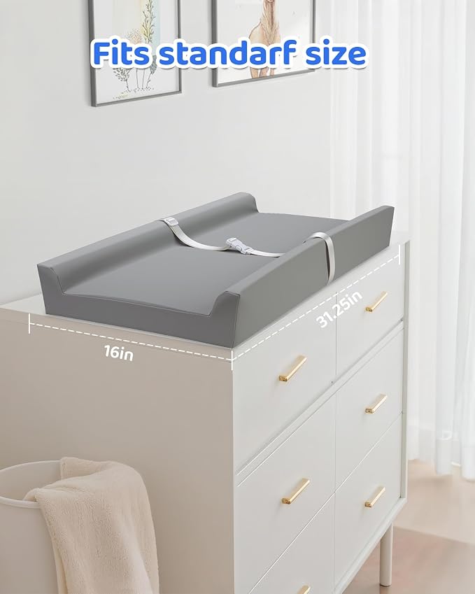 Baby Changing Pad for Dresser & Baby Changing Table Pad | Diaper Changing Pad & - Image 3