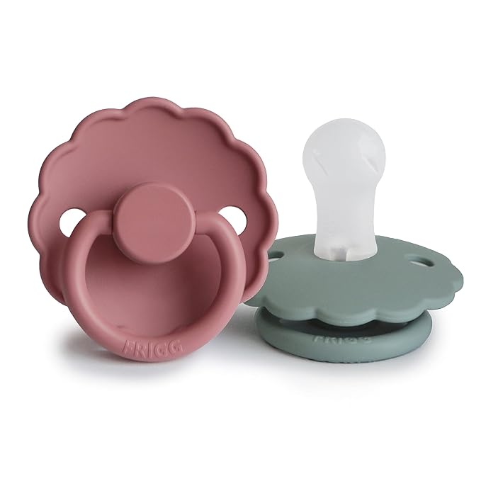 FRIGG Daisy SilkySoft Silicone Baby Pacifier | Made in Denmark | BPA-Free by mushie