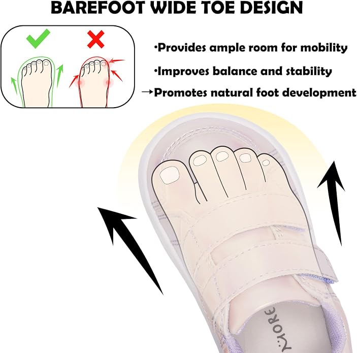 MORENDL Wide Toe Box Shoes Toddler Barefoot Shoes Baby Walking Shoe Boy Girl - Image 2