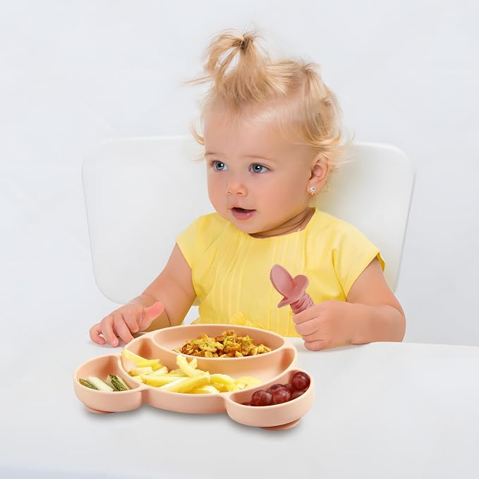 PandaEar 6 Pack Baby Led Weaning Spoons Forks 6+ Months | Silicone Baby Spoons - Image 3