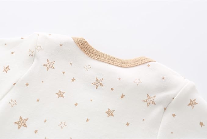 Fashion Unisex baby Boy Girl Bodysuits 5-Pack Casual Cotton Soft Infants Outfit - Image 3