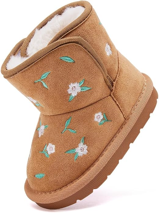 BMCiTYBM Girls Boys Snow Boots Warm Winter Fur Lined Baby Shoes by BMCiTYBM