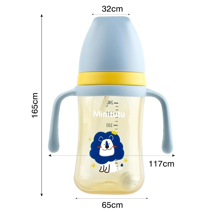 Weighted Sippy Cup With Straw and Handles - Image 2