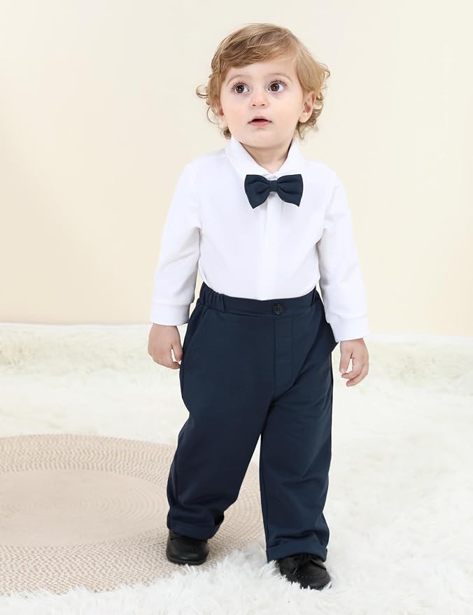 A&J DESIGN Baby Boy Suits Clothes Infant Toddler Formal Gentleman Outfits - Image 3