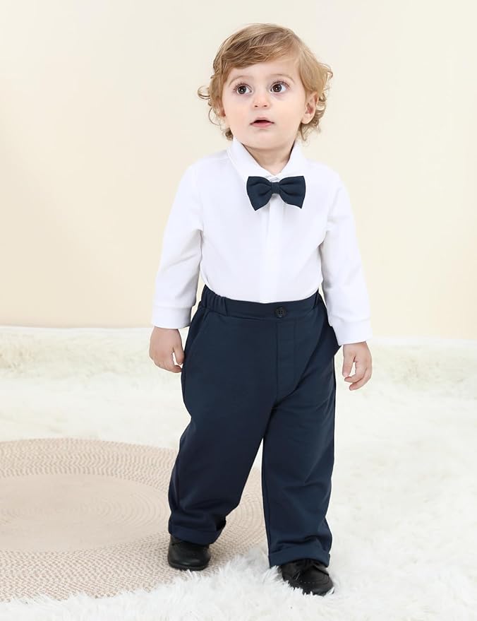 A&J DESIGN Baby Boy Suits Clothes Infant Toddler Formal Gentleman Outfits - Image 3