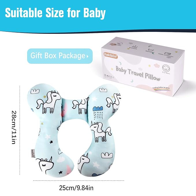 KAKIBLIN Baby Neck Pillow, Baby Support Travek Pillow, Upgraded Neck Pillows - Image 5