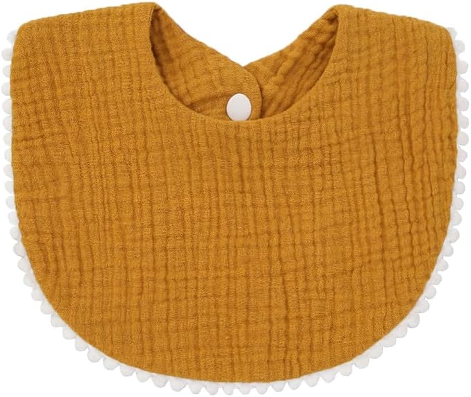 Nishine 6 PACK Muslin Baby Drooling Bibs - Image 4