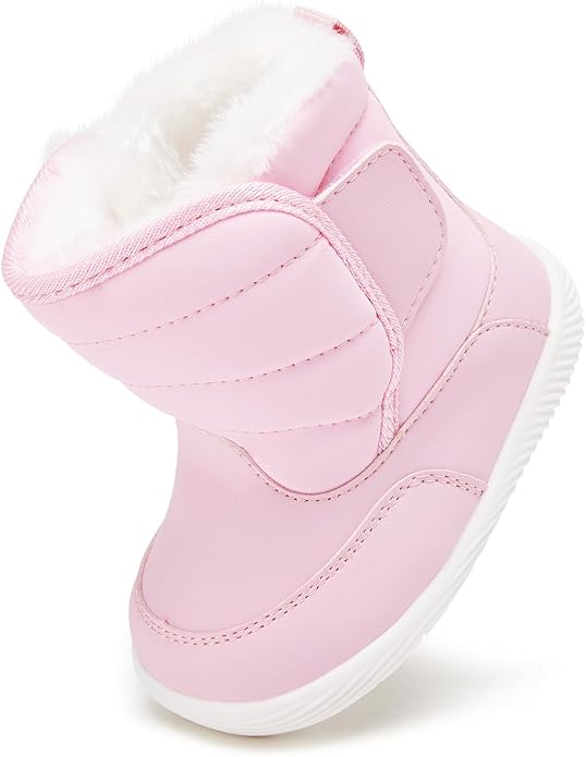 BMCiTYBM Baby Boy Girl Snow Boots Waterproof Winter Warm Booties Nonslip - Image 4