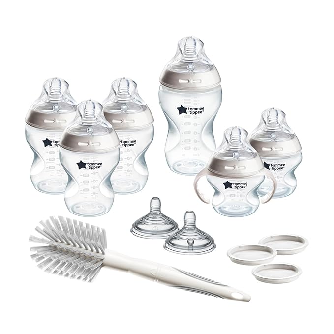 Tommee Tippee Natural Start 12 Piece BPA Free Bottle Set, Includes 2 x 5 oz by TommeeTippee