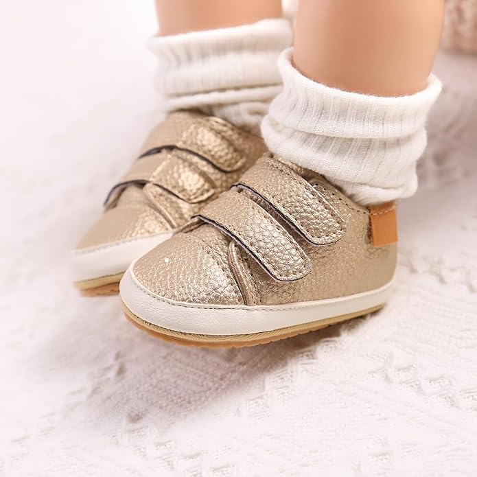 Clowora Baby Boys Girls Shoes Non-Slip Rubber Sole Sneakers Infant First - Image 5
